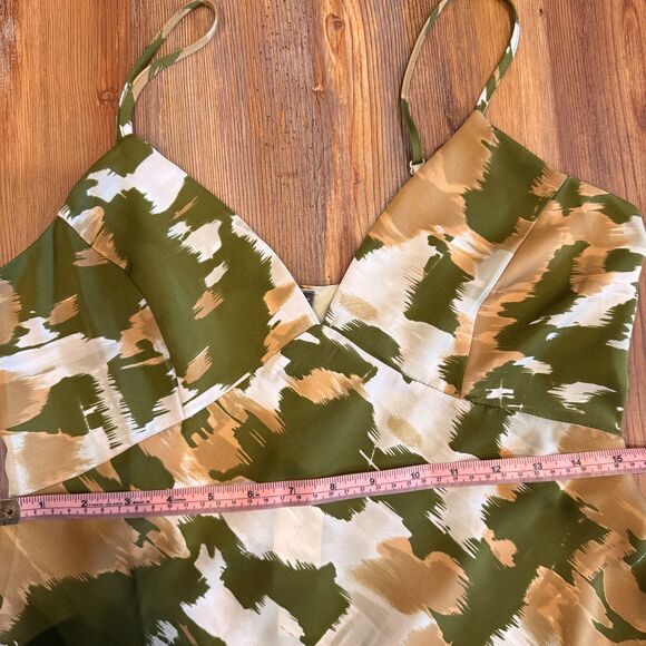 NWT Anthropologie Abstract Print Maxi Slip Dress - Size Small - Picture 8 of 10